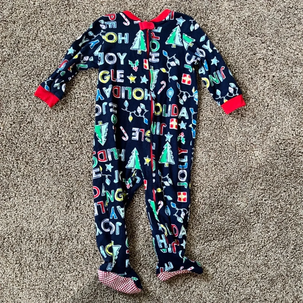 Carter's + 9-Piece Christmas/Holiday Pajama and Clothing Bundle, Size 18 Months